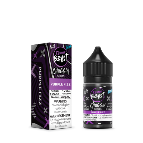 Purple Fizz Iced - Chuggin Series Salt - Flavour Beast Juice E-Liquid Pack