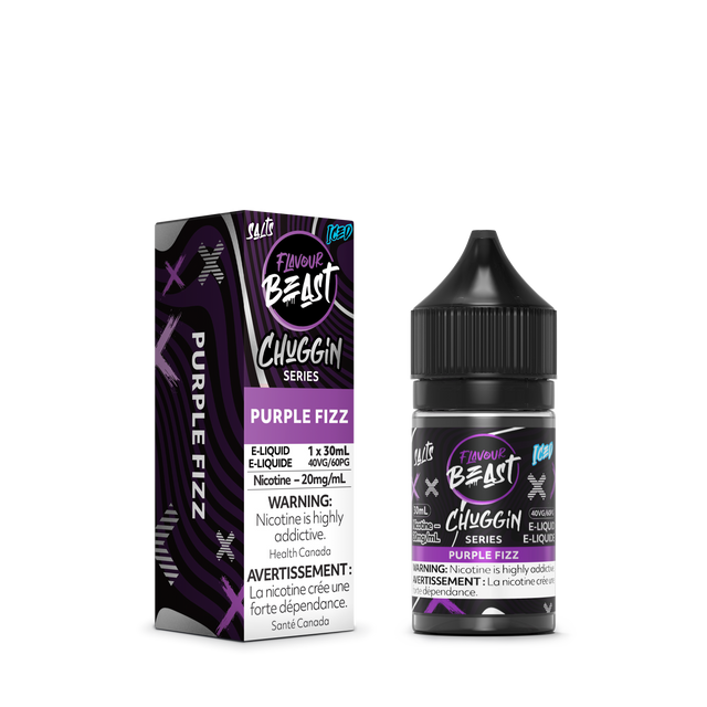 Purple Fizz Iced - Chuggin Series Salt - Flavour Beast Juice E-Liquid Pack