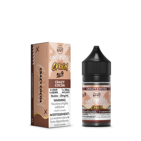 Flavour Beast Juice Crazy Cocoa Salt E-Liquid - Cravin Series - 30mL