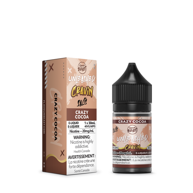 Flavour Beast Juice Crazy Cocoa Salt E-Liquid - Cravin Series - 30mL