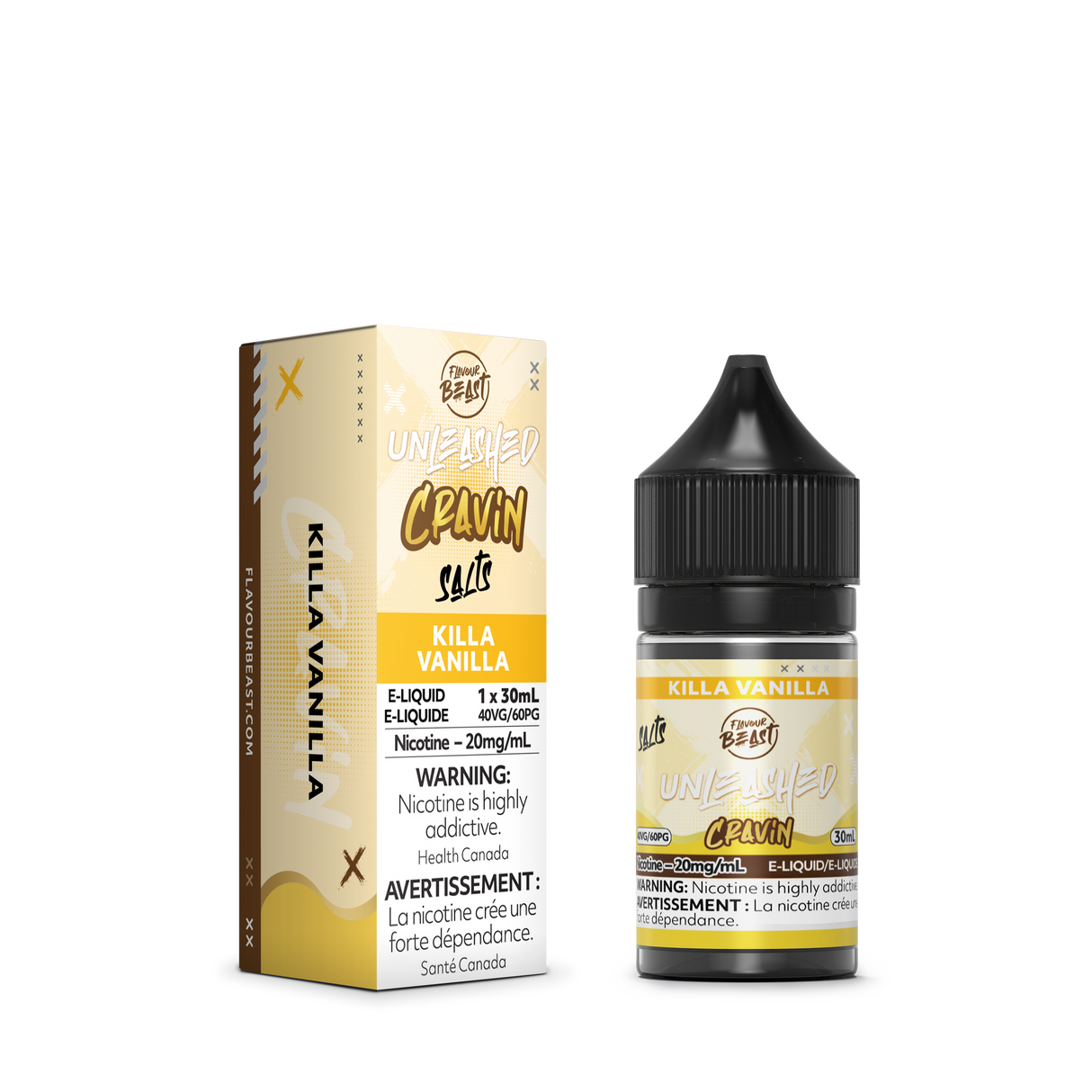 Flavour Beast Juice Killa Vanilla Salt E-Liquid - Cravin Series - 30mL