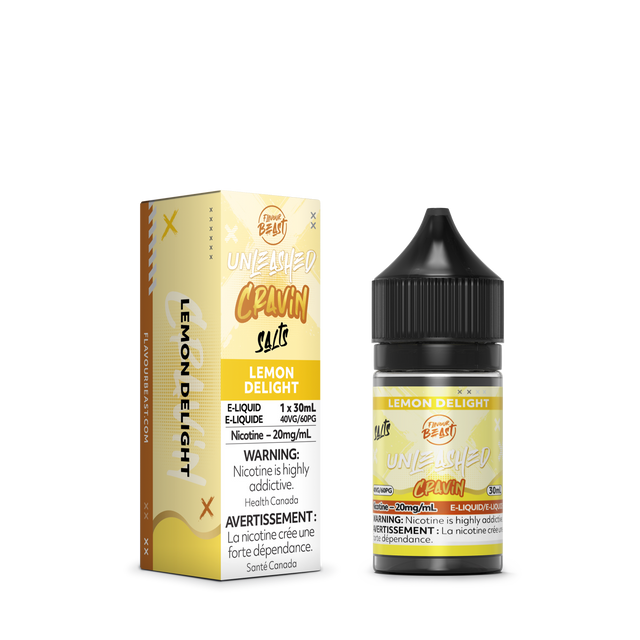 Flavour Beast Juice Lemon Delight Salt E-Liquid - Cravin Series - 30mL