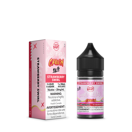 Flavour Beast Juice Strawberry Swirl Salt E-Liquid - Cravin Series - 30mL