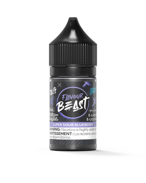 Super Sour Blueberry Iced - Flavour Beast Vape Juice E-Liquid Nic Salt 30ml