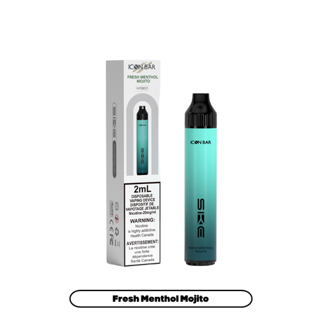 Fresh Menthol Icon Bar Hybrid Vape Disposable - 2000 Puffs