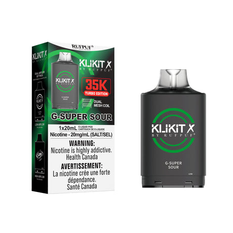 KLIKIT X Vape Pods – G-Super Sour