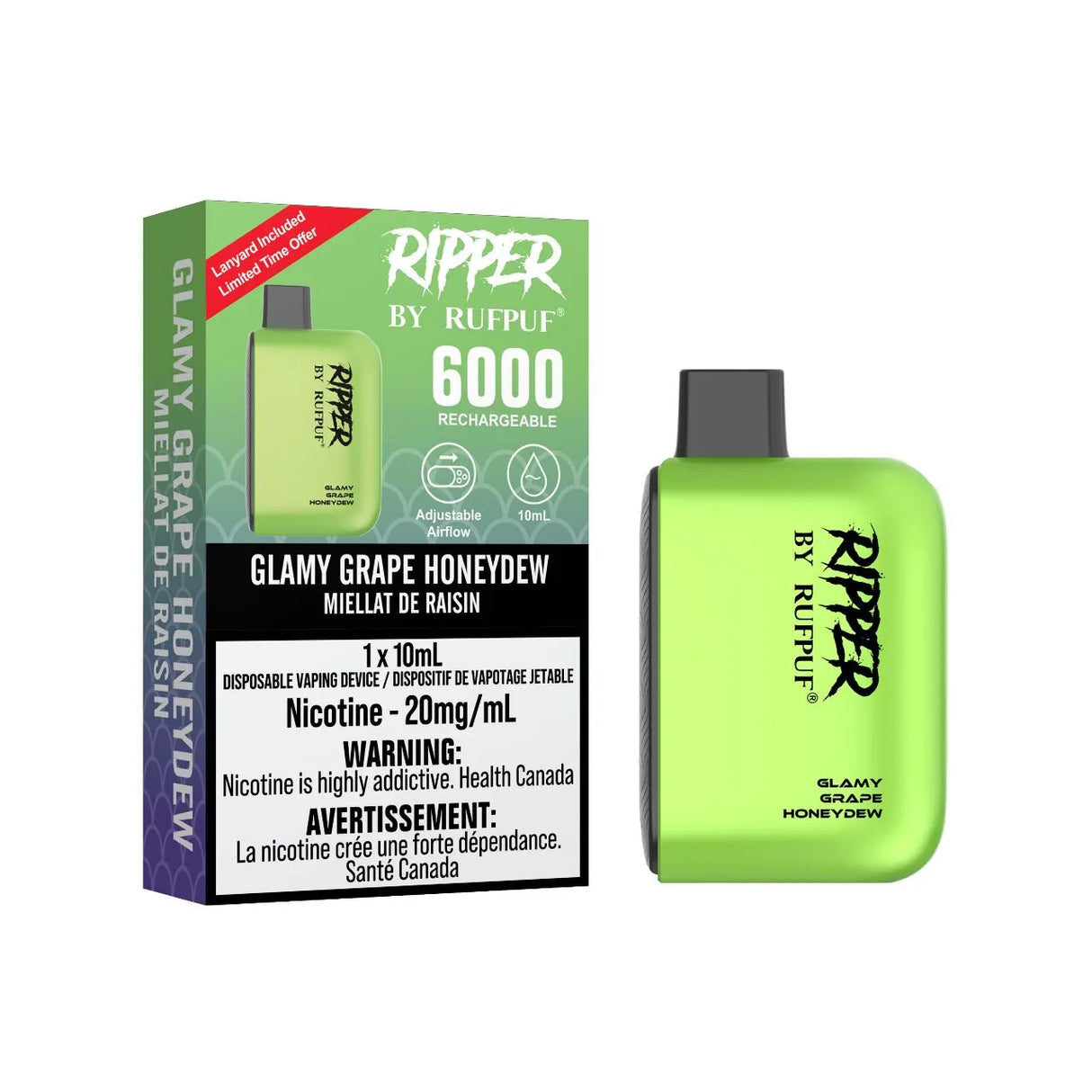 Glamy Grape Honeydew-  Rufpuf Ripper 6000