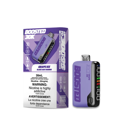 BOOSTED 30K Disposable Vape Grape Ice flavour