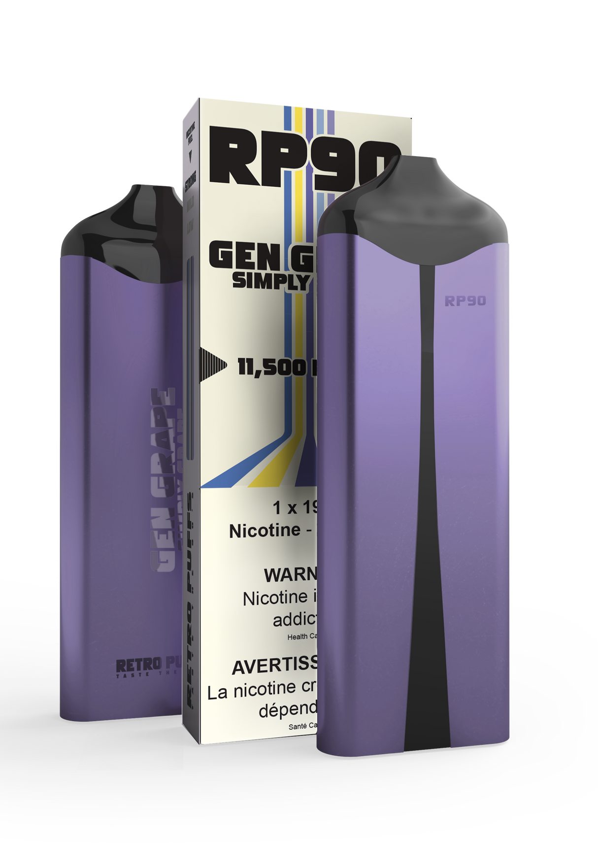 RP90 Disposable Vape Synthetic - Gen Grape