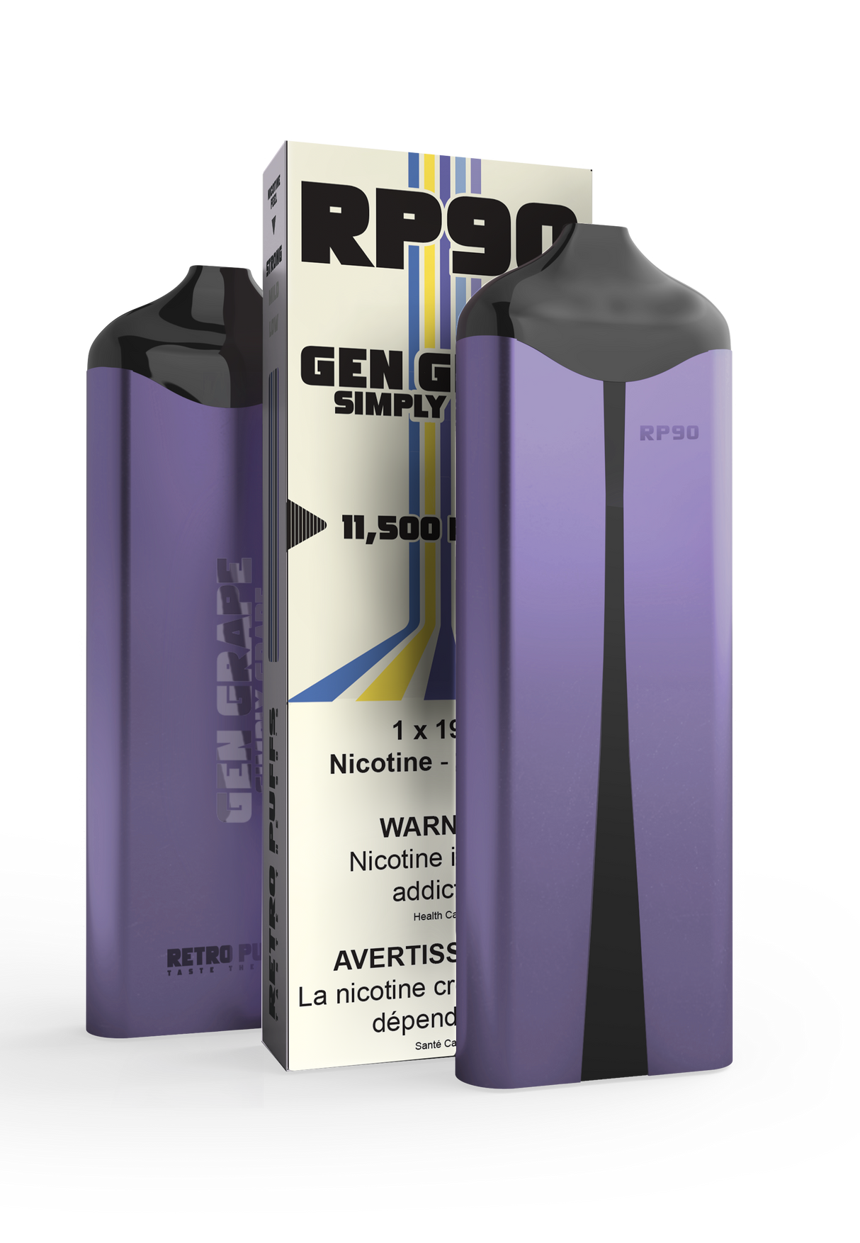 Boosted RP90 Disposable Vape - Gen Grape, 11,500 Puffs