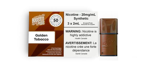 GOLDEN TOBACCO - BOOSTED PODS S COMPATIBLE