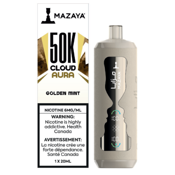 Golden Mint - MAZAYA Cloud Aura 50K Disposable Vape