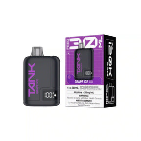 Grape Ice FEED Tank 120K Disposable Vape with grape ice flavour and 30mL e-liquid