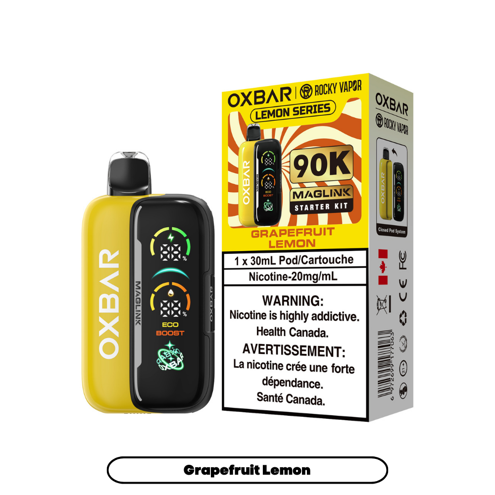 Grapefruit Lemon - Rocky Vapor Oxbar Maglink 90K kit