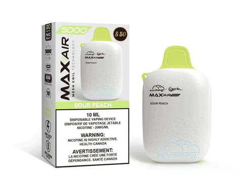 HYPPE GENIE MAX AIR - SOUR PEACH  (SYNTHETIC)