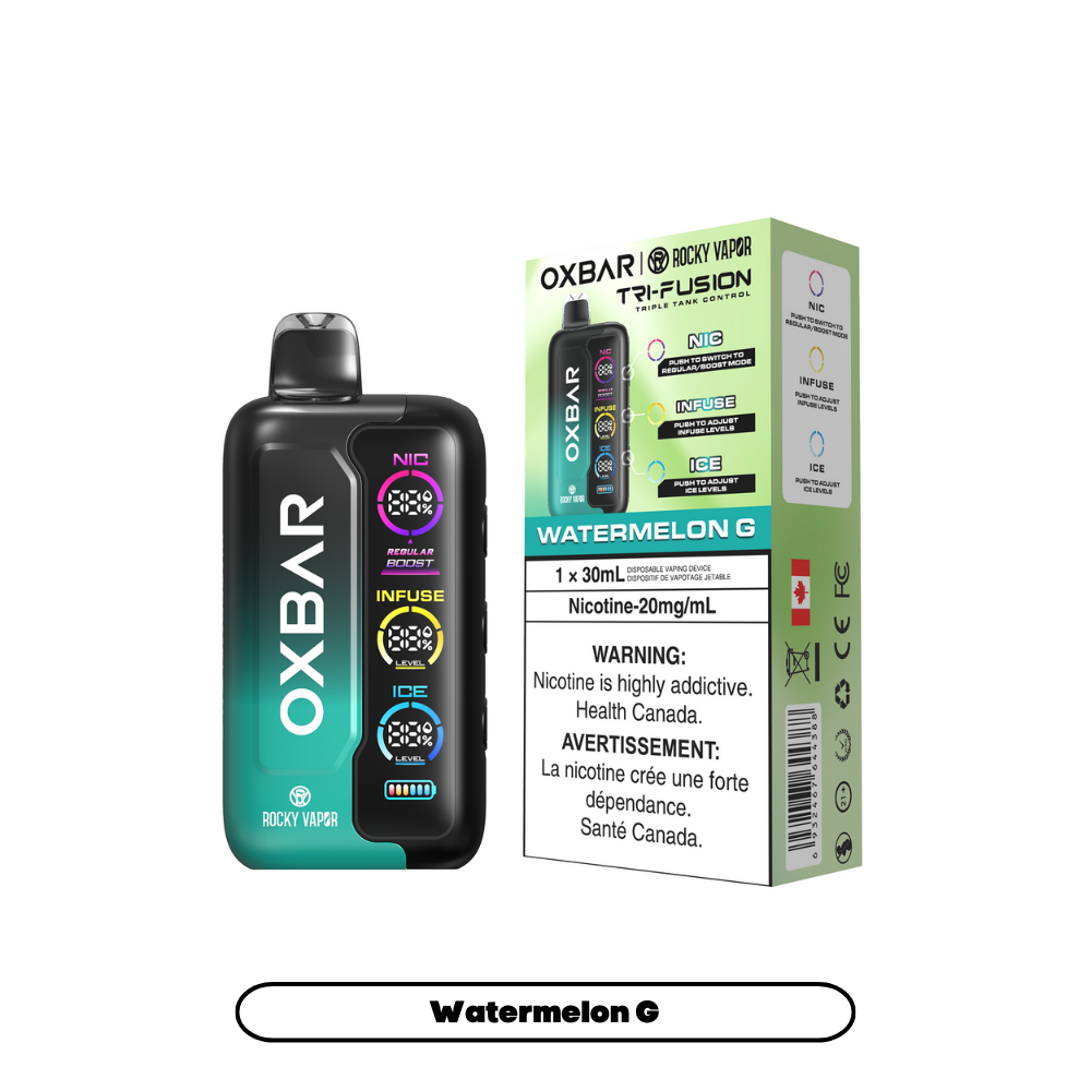 Oxbar Tri Fusion Disposable Vapes - Watermelon G
