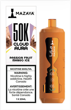 Passion Fruit Mango Ice MAZAYA 50K Disposable Vape 50000 puffs disposable vape