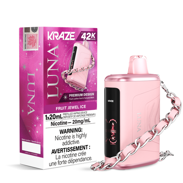 Fruit Jewel Ice - KRAZE Luna 42K Disposable Vape 42,000 Puffs, 20mg/ml