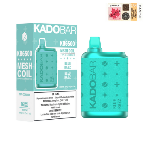 Blue Razz - KadoBar 6500 Disposable Vape