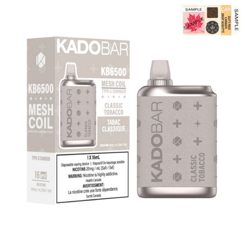 Classic Tobacco - KadoBar 6500 Disposable Vape