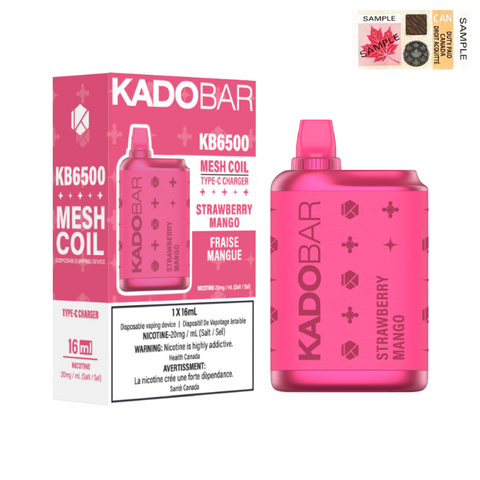 Strawberry Mango - KadoBar 6500 Disposable Vape