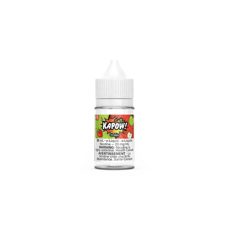 Kapow Salt E-Liquid Strappy strawberry green apple nic salt e-liquid 30mL 20mg/mL