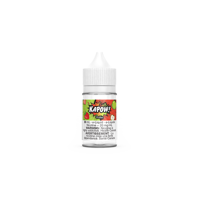 Kapow Salt E-Liquid Strappy strawberry green apple nic salt e-liquid 30mL 20mg/mL