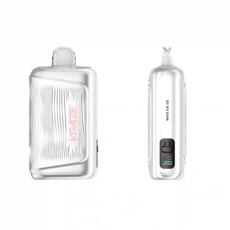 White G.B. Ice Kraze Giga 150K 150,000-puff disposable vape