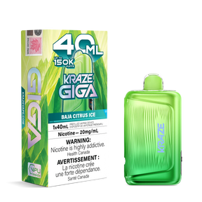 Baja Citrus Ice Kraze Giga 150K Disposable 40mL