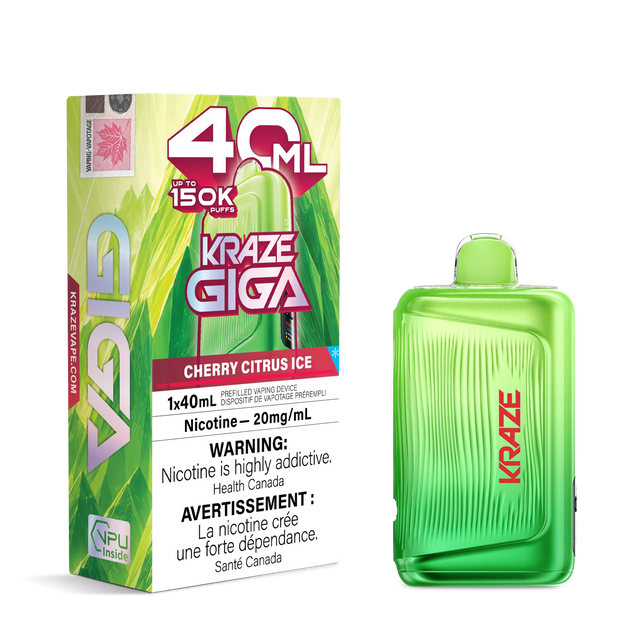 Cherry Citrus Ice Kraze Giga 150K Disposable Vape 40mL
