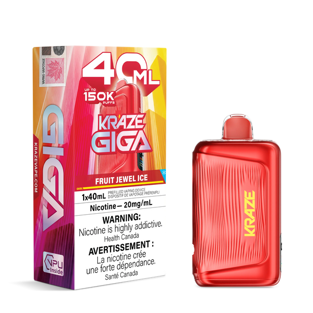 Fruit Jewel Ice Kraze Giga 150K Disposable Vape 40mL
