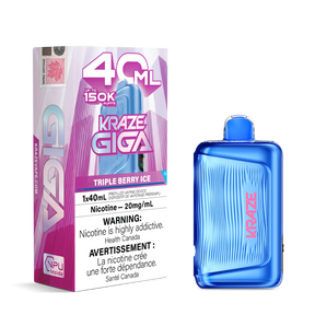 Triple Berry Ice Kraze Giga 150K Disposable Vape 40mL