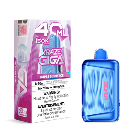 Triple Berry Ice Kraze Giga 150K Disposable Vape 40mL