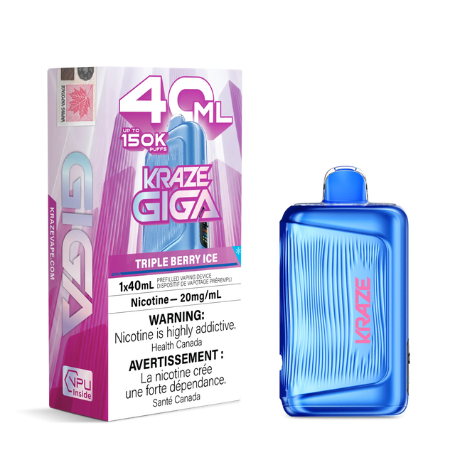 Triple Berry Ice Kraze Giga 150K Disposable Vape 40mL
