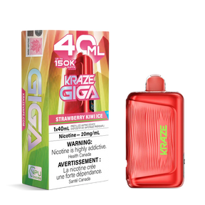 Strawberry Kiwi Ice Kraze Giga 150K 150,000-Puff Disposable Vape