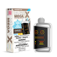 KRAZE MEGA X 48K Disposable Vape Coconut Ice with smooth coconut flavour, light icy finish, 20mL e-liquid and curved HD display