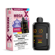 KRAZE MEGA X 48K Disposable Vape Quad Berry Ice featuring mixed berry flavour, 20mL e-liquid, 48,000 puffs and sub-ohm dual mesh coil