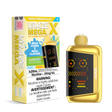 KRAZE MEGA X 48K Disposable Vape Tangy Pineapple Ice with 20mL e-liquid, 48,000 puffs, dual mesh 0.8Ω coil, HD display and adjustable airflow