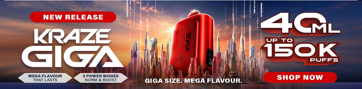 Kraze Giga 150k puffs at online vape store