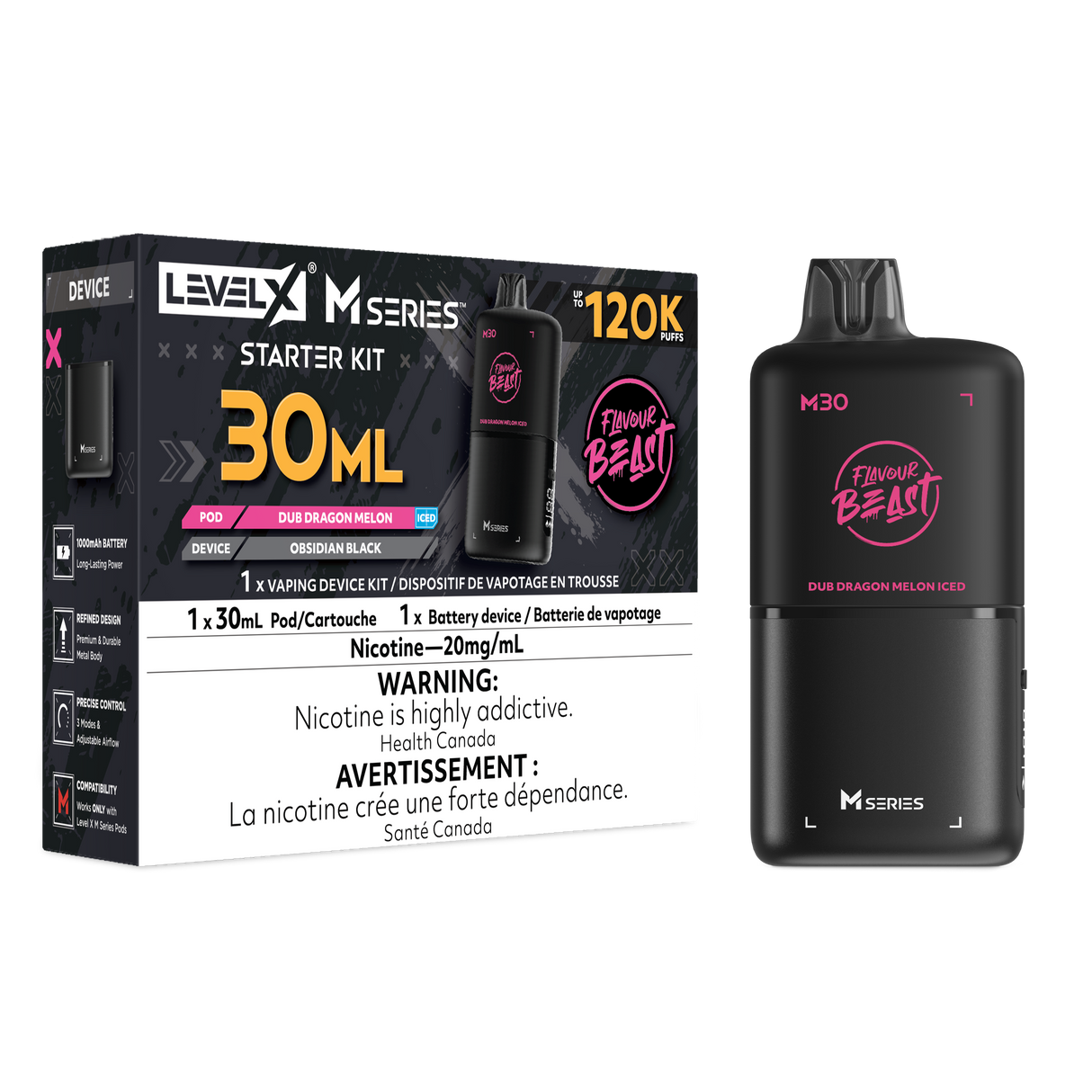 Dub Dragon Melon Iced Level X M Series Starter Bundle
