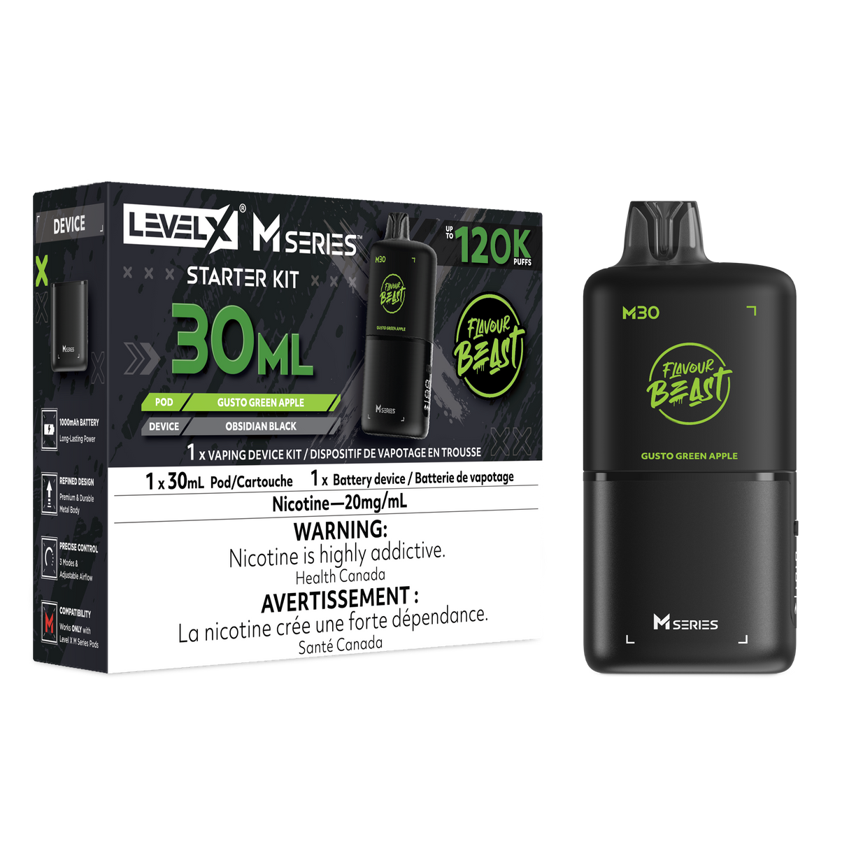Gusto Green Apple Level X M Series Starter Bundle