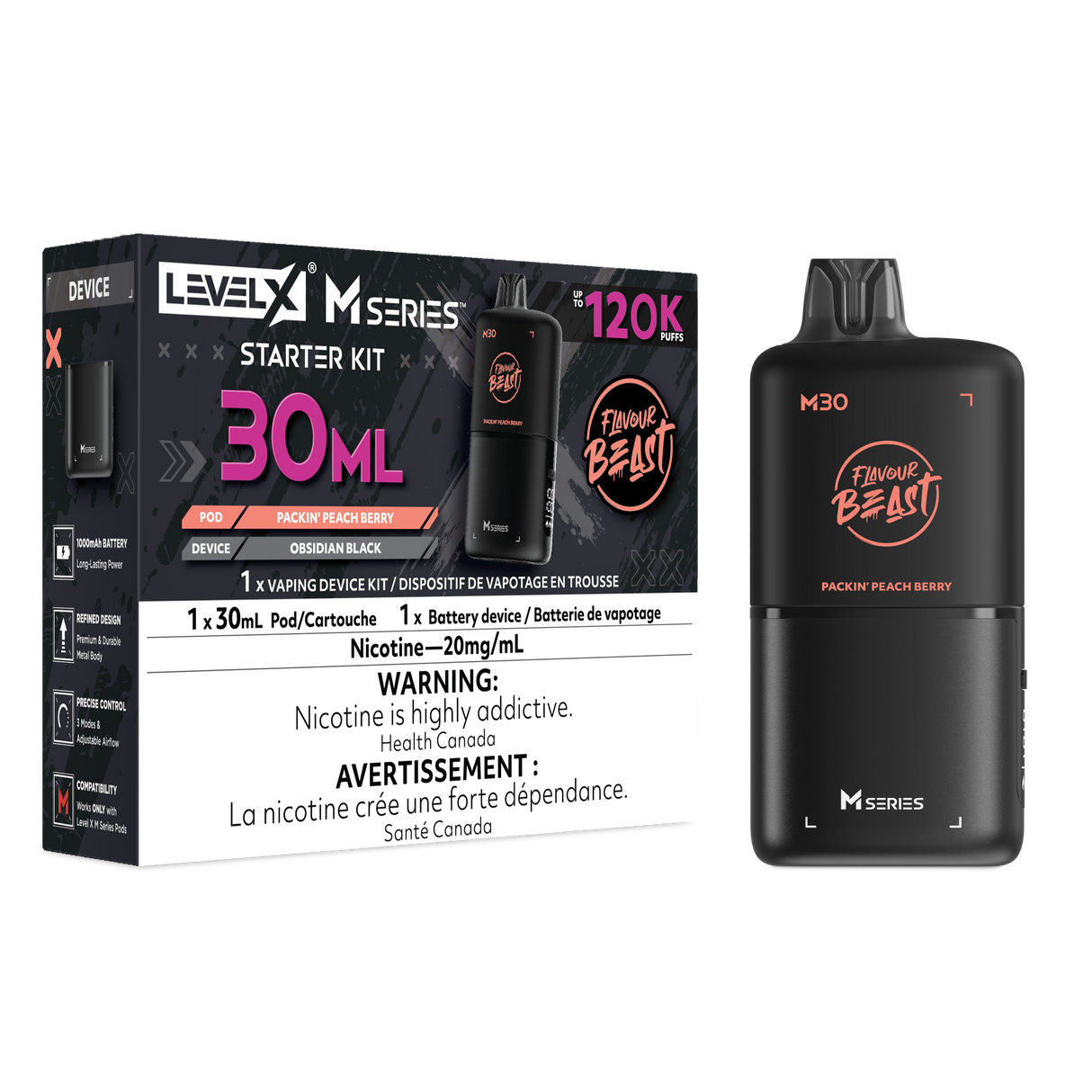 Packin Peach Berry Level X M Series Starter Bundle