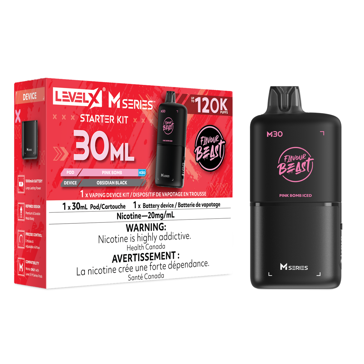 Pink Bomb Iced Level X M Series Starter Bundle