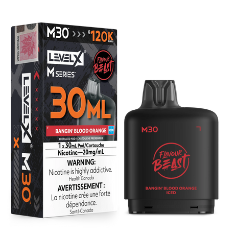 Bangin Blood Orange Iced Level X M Series 30mL Pod 120K