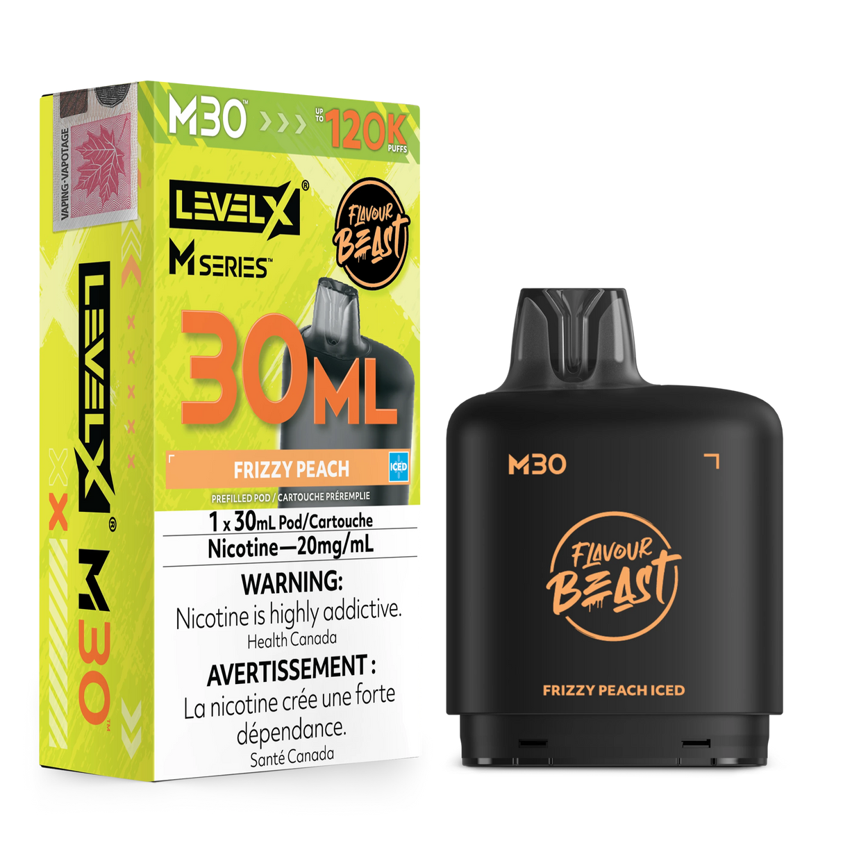 Frizzy Peach Iced Level X M Series Pods