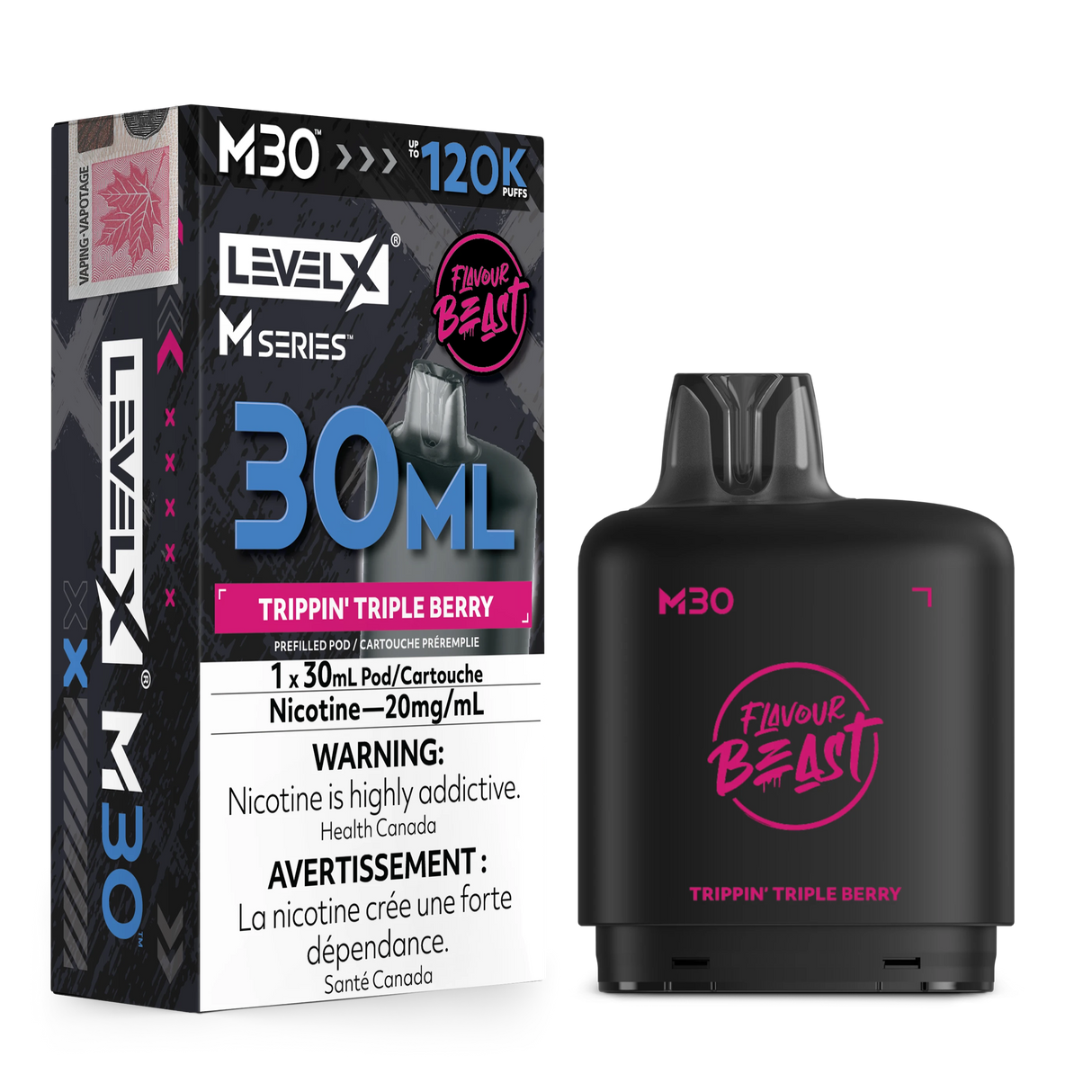Trippin Triple Berry Level X M Series Pods