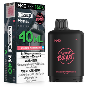 Weekend Watermelon Iced Level X M Series 40mL M40 Pod 160K