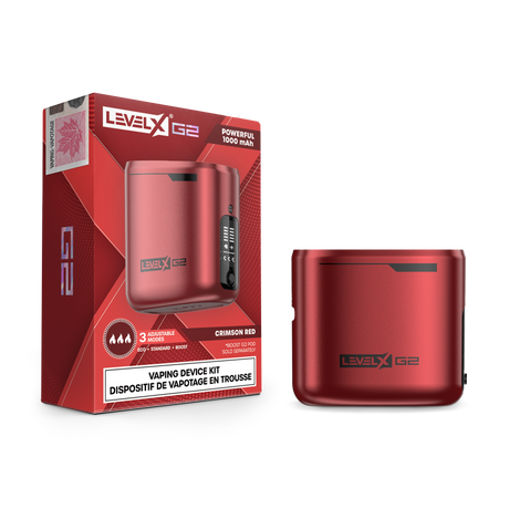 Crimson Red Level X G2 Device 1000 mAh