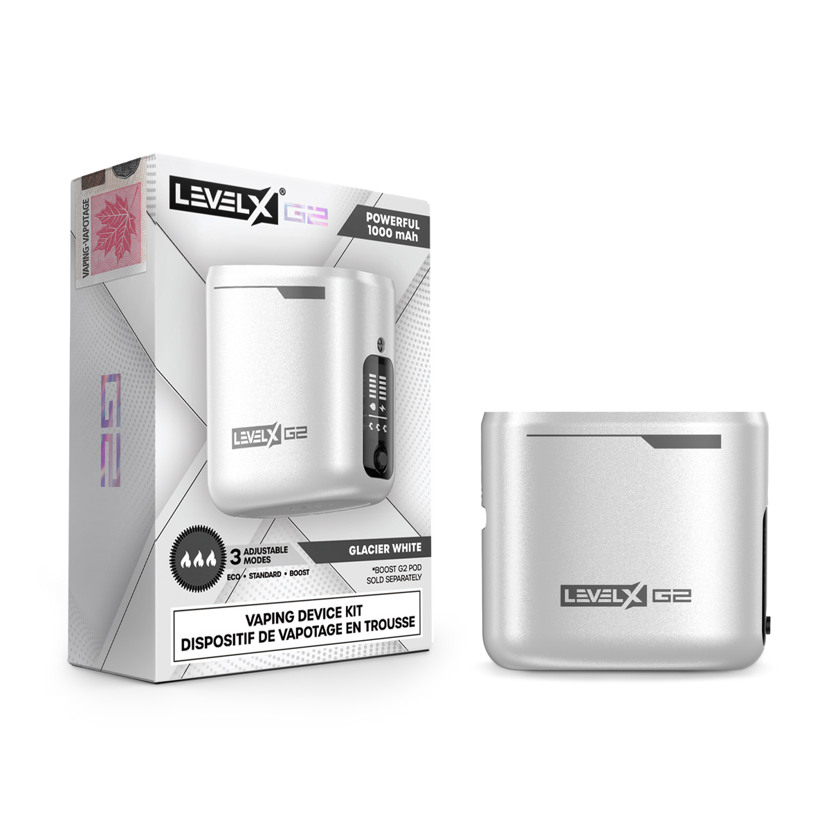 Glacier White Level X G2 Device 1000 mAh