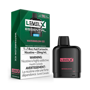 Watermelon Ice Flavor Level X Essential Series Prefilled Pod 